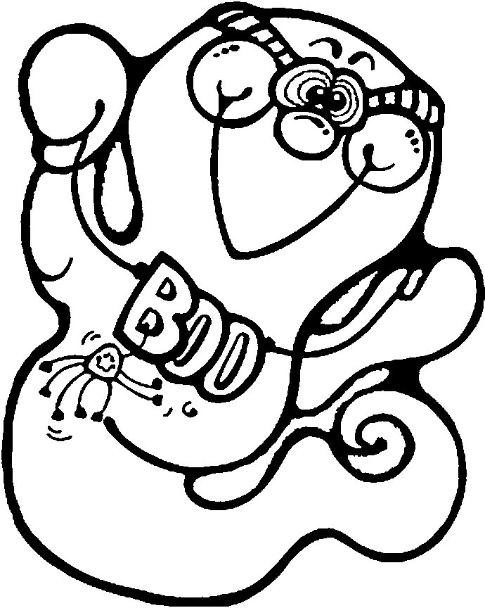 Kids Printable Ghost Coloring Pages For Halloween