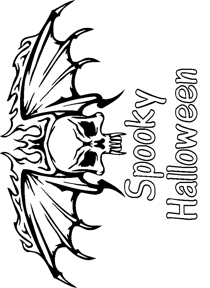 Skulls Coloring Pages For Halloween Plus Skeletons And Mummy Pictures