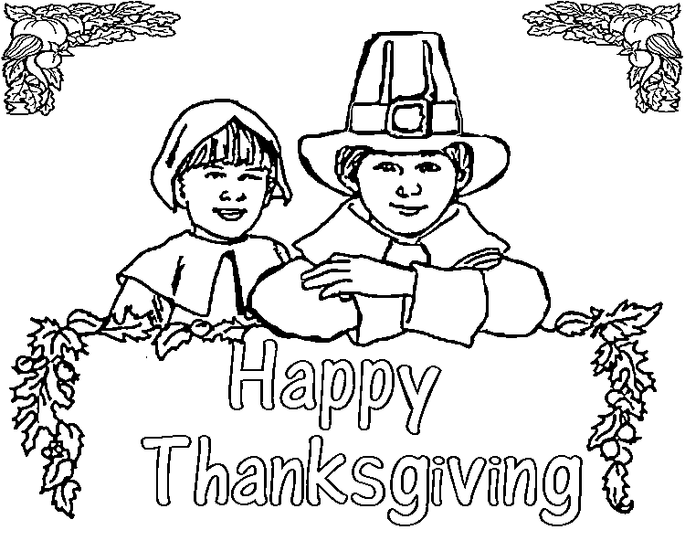 kaboose coloring pages thanksgiving pilgrims - photo #13