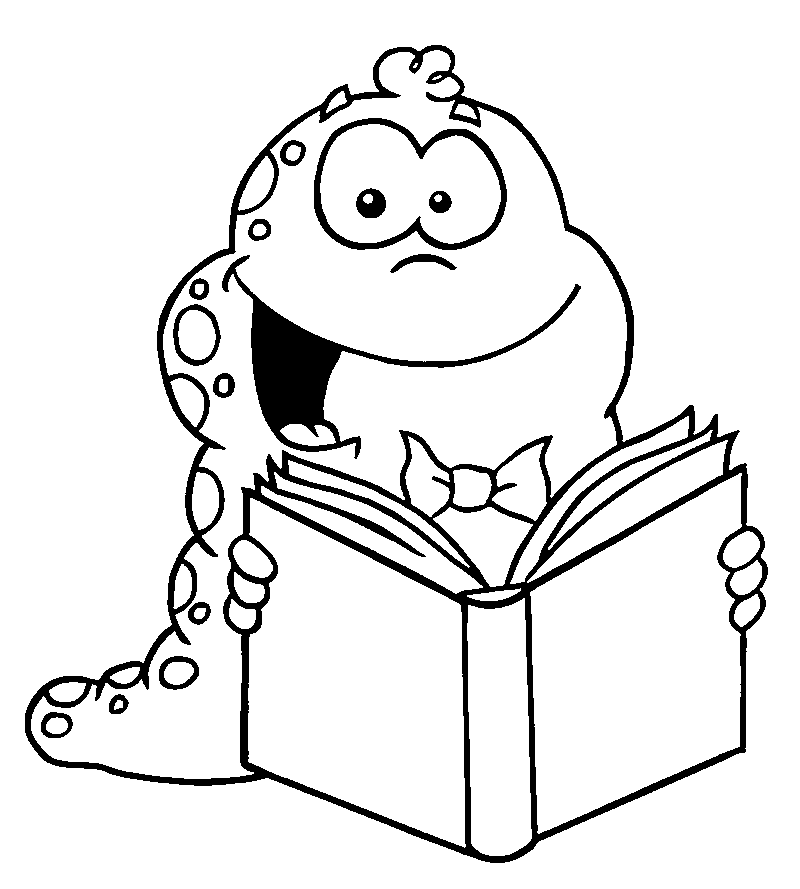 free clipart book worm - photo #34