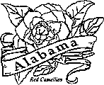 alabama state flower coloring page