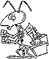 ants coloring page for kids