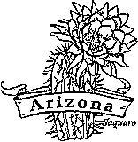 Arizona State flower coloring printable