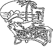 beach theme kids summer coloring page