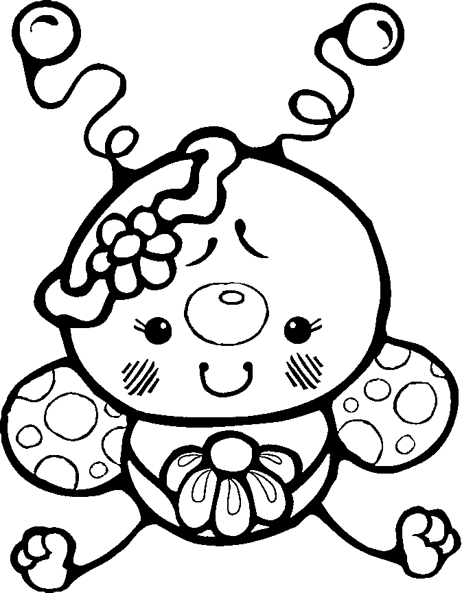 Bugs Coloring Printables for Kids - Ladybugs, Beetles and more