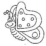 butterfly coloring printable for kids