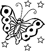 butterfly coloring printable for kids