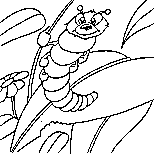 kids caterpillar coloring page