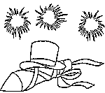 fire works coloring page
