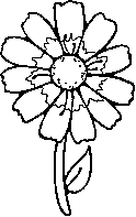flower coloring printable