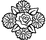 flower coloring printable