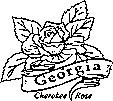 Georgia state flower coloring printable