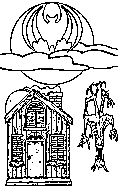haunted house coloring page