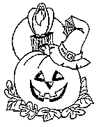 halloween pumpkin coloring page