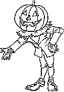 halloween pumpkin coloring page