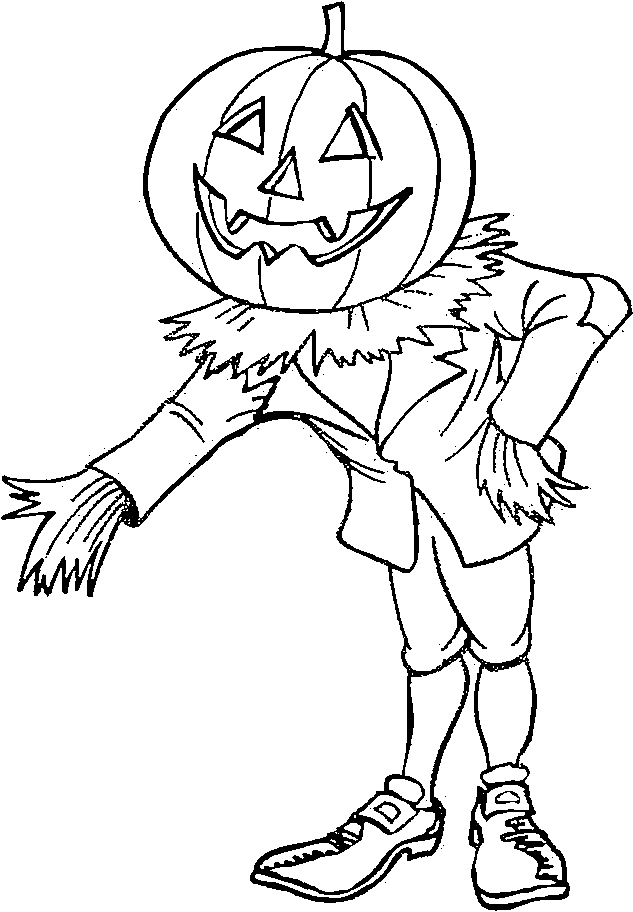 Halloween Pumpkin Coloring Pages for Kids