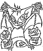 kids bee coloring page