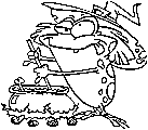 Halloween witch coloring page