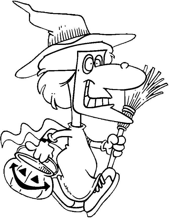 Halloween Witch Coloring Pages 2024 halloween candy riddles 2024 ...