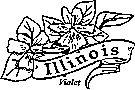 Illinois state flower coloring printable