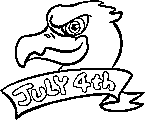 4th of july coloring page