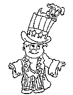 4th of july coloring page