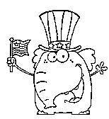 4th of july coloring page