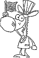 4th of july coloring page