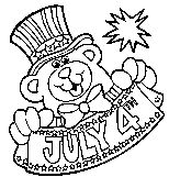 independence day coloring page