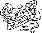 Michigan state flower coloring printable