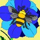 bee online coloring page for kids