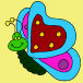 butterfly online coloring picture