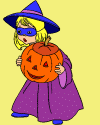 trick or treat online coloring page