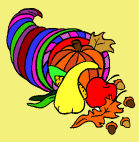 online cornucopia coloring page for kids