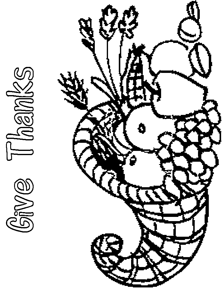 Download Thanksgiving Coloring Printables - Coloring Pages for Kids