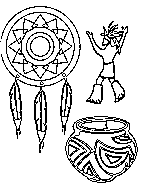 native american indian coloring page for kids