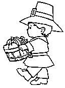 pilgrim coloring page