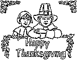 pilgrim coloring printable for kids