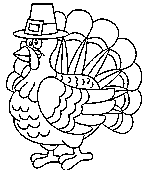 Thanksgiving Turkey Coloring Pages to Print for Kids