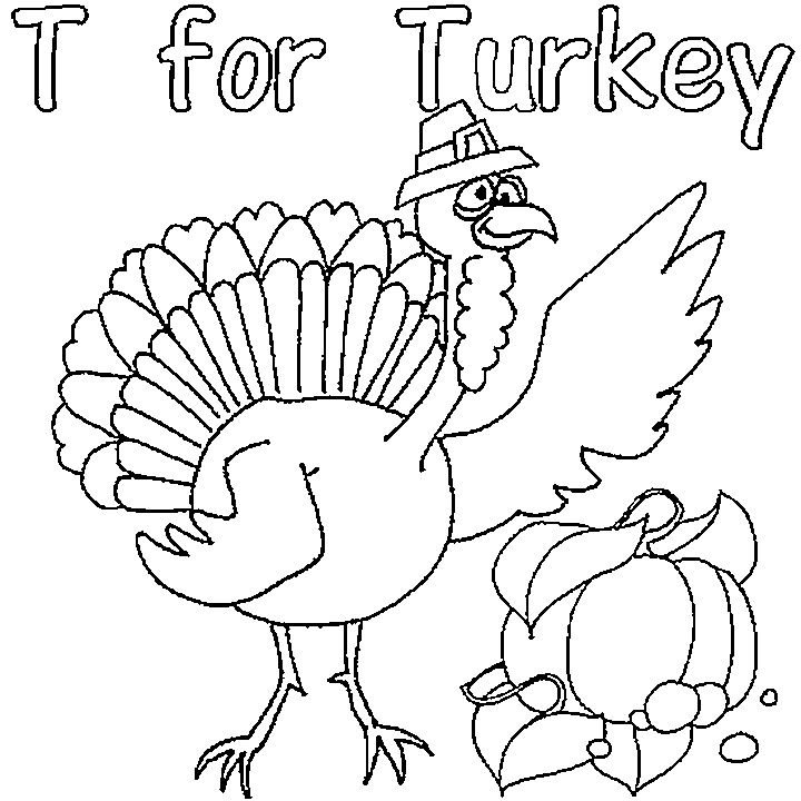 Download Thanksgiving Turkey Coloring Pages to Print for Kids