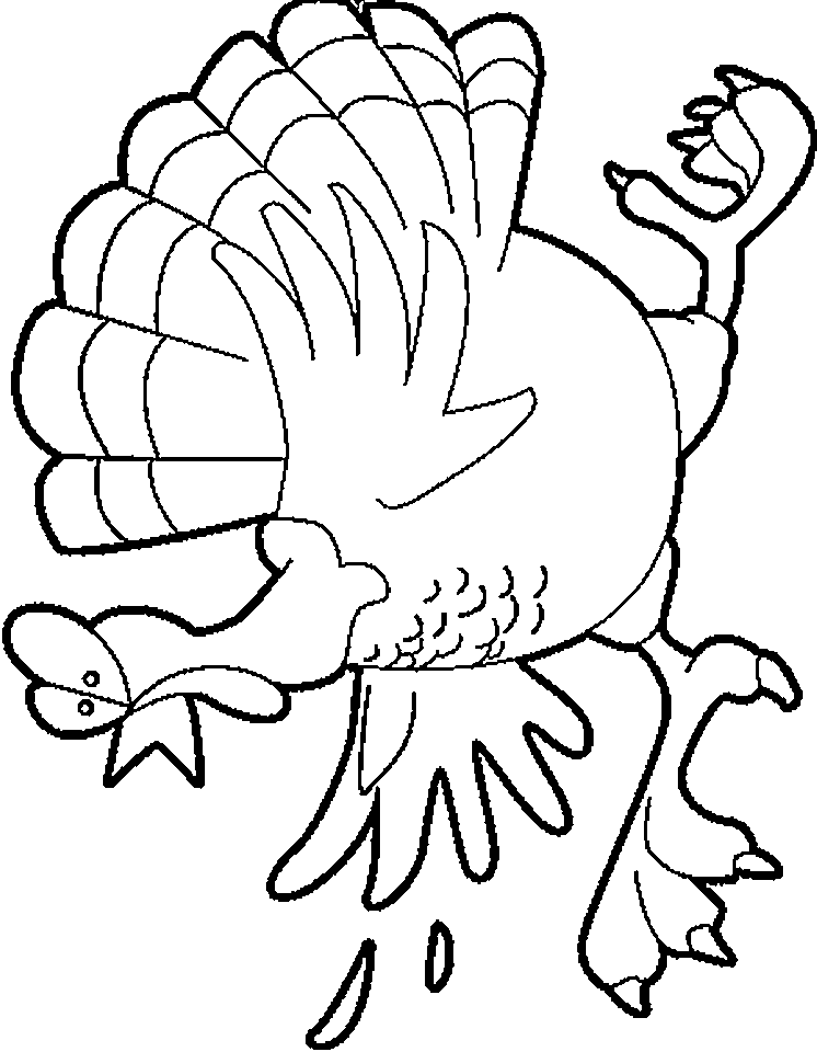 free printable thanksgiving turkey coloring pages